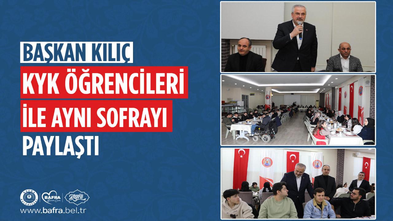 Bafra’da Ramazan Bereketini Gençler Paylaştı