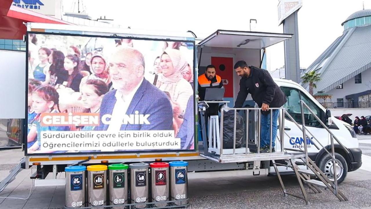 Canik’te atık getirene nakit iade