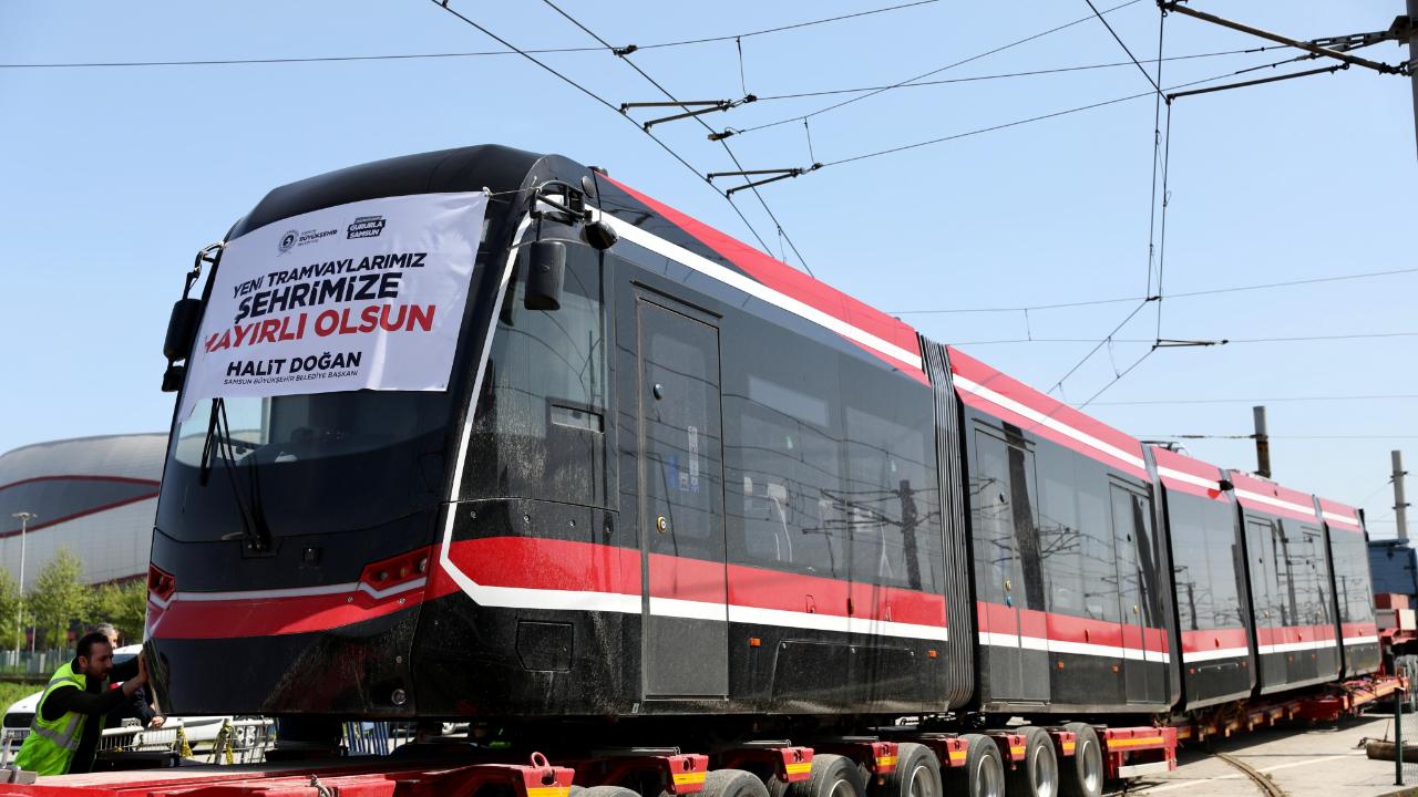 12 Yeni Tramvay Samsun’da