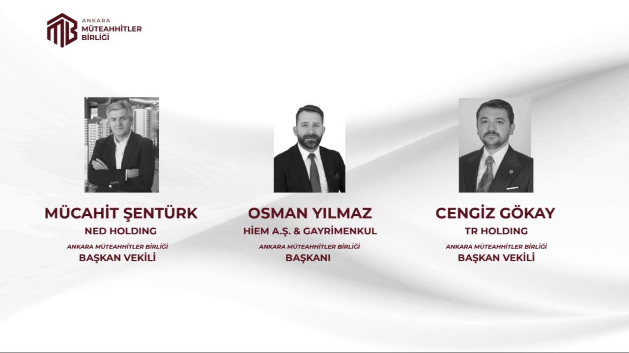Ankara Müteahhitler Birliği Kuruldu