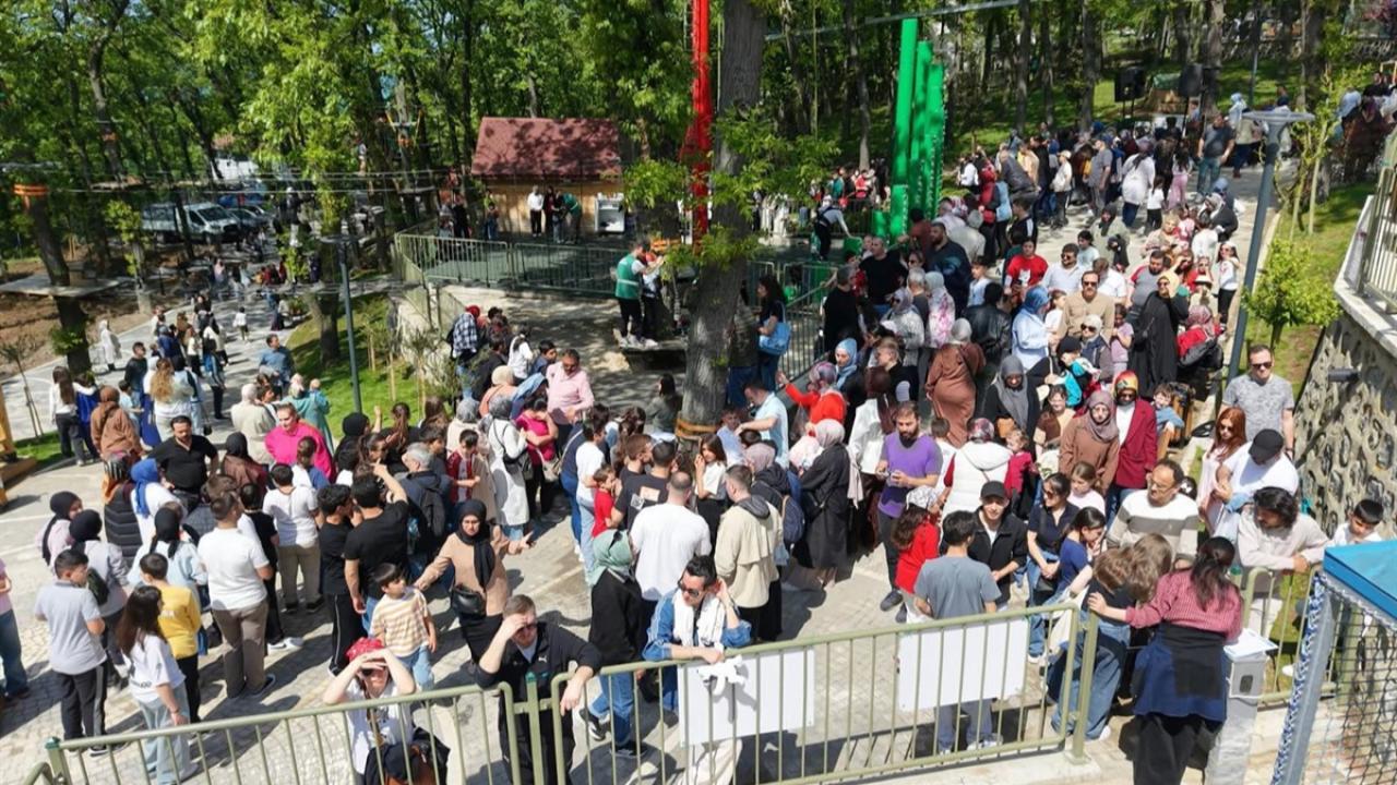 Canik Macera Parkı'ndan Rekor