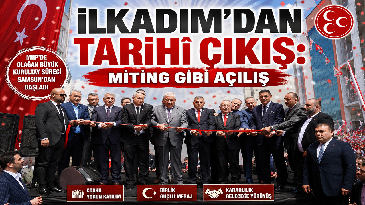İlkadım’dan Tarihî Çıkış: Miting Gibi Açılış