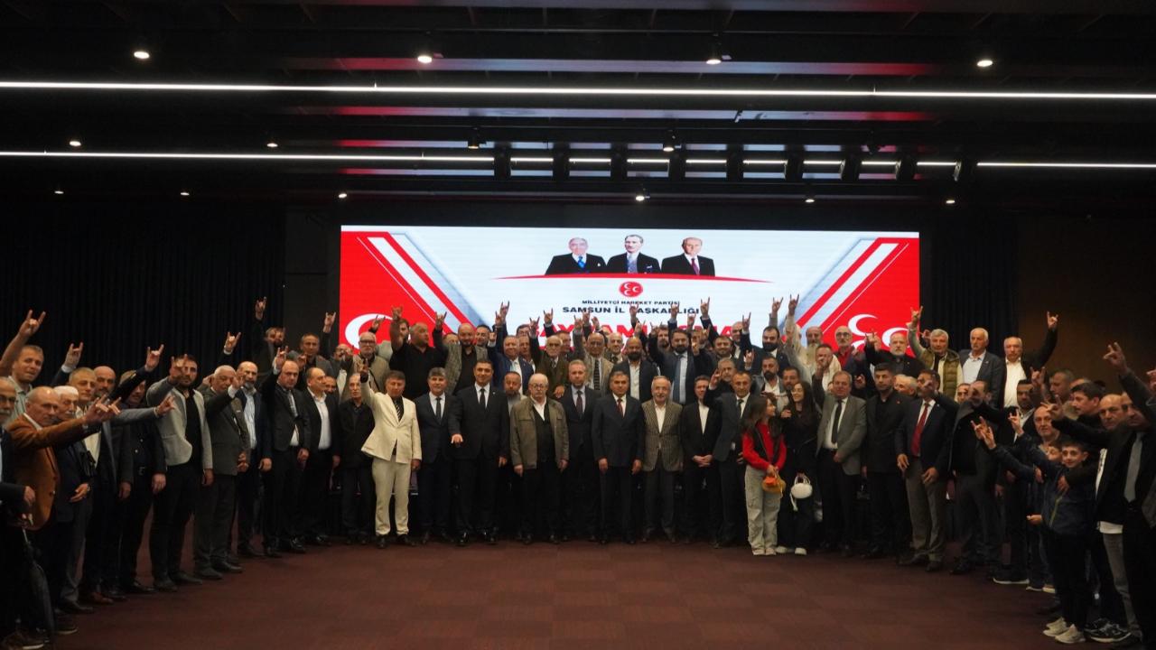 MHP Samsun Teşkilatı Bayramlaşma Programında Buluştu