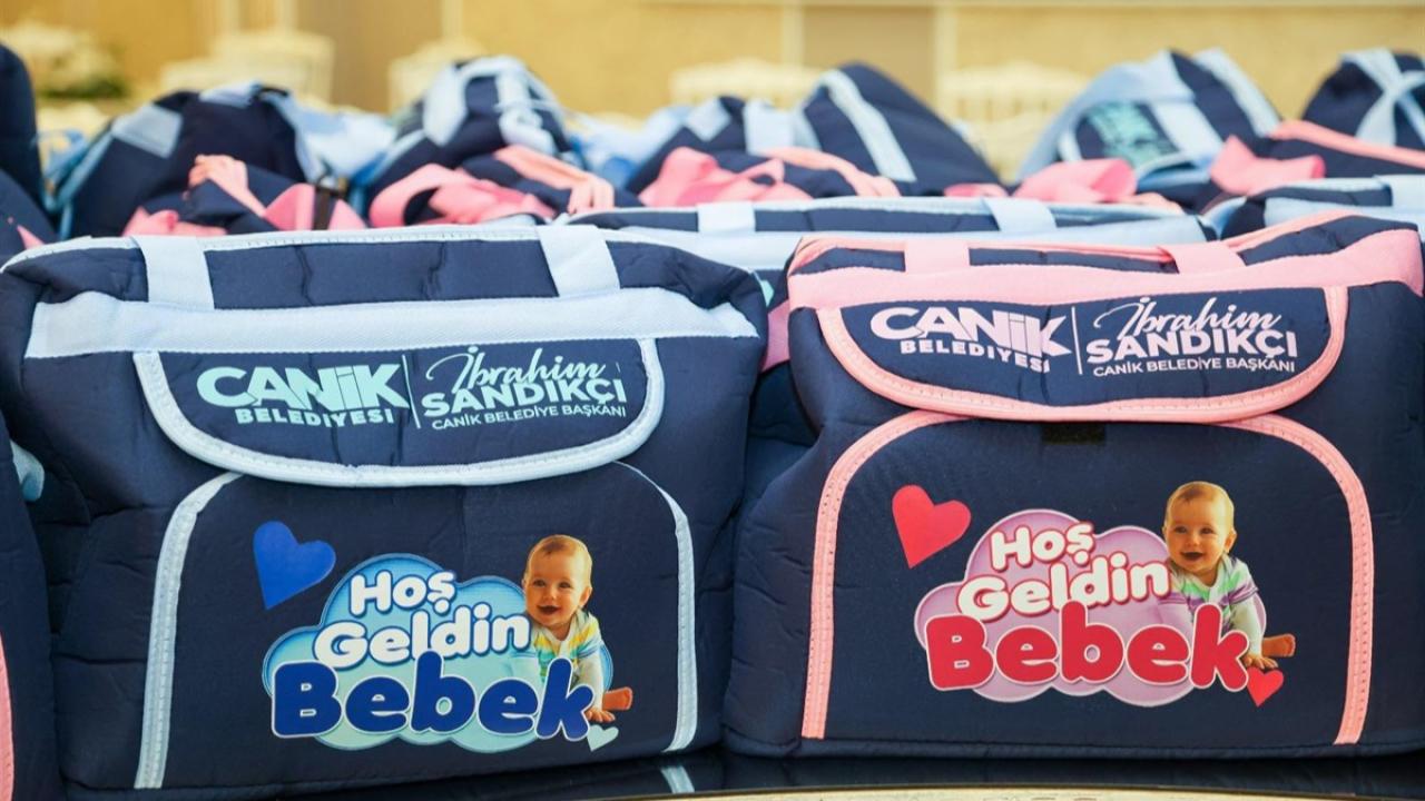 Canik'te Doğan Her Bebeğe Bebek Destek Paketi